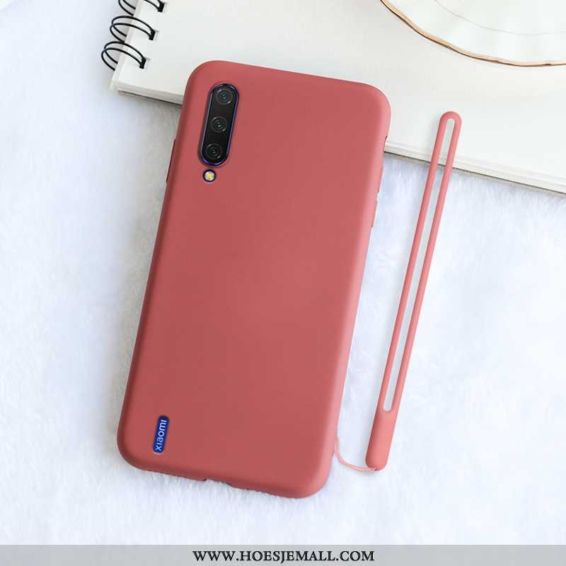 Hoes Xiaomi Mi A3 Hanger Zacht Patroon Pas Siliconen Mobiele Telefoon All Inclusive Zwarte