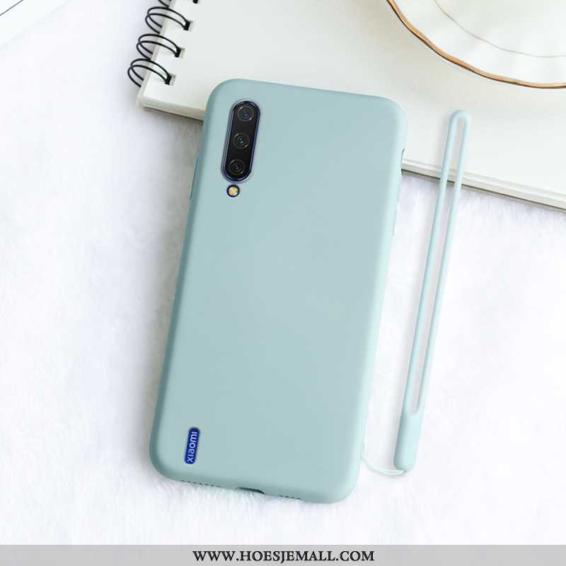 Hoes Xiaomi Mi A3 Hanger Zacht Patroon Pas Siliconen Mobiele Telefoon All Inclusive Zwarte