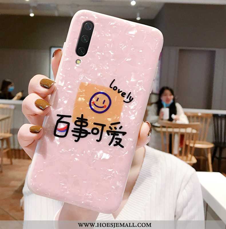 Hoes Xiaomi Mi A3 Siliconen Bescherming Trend Hoesje Mini Roze