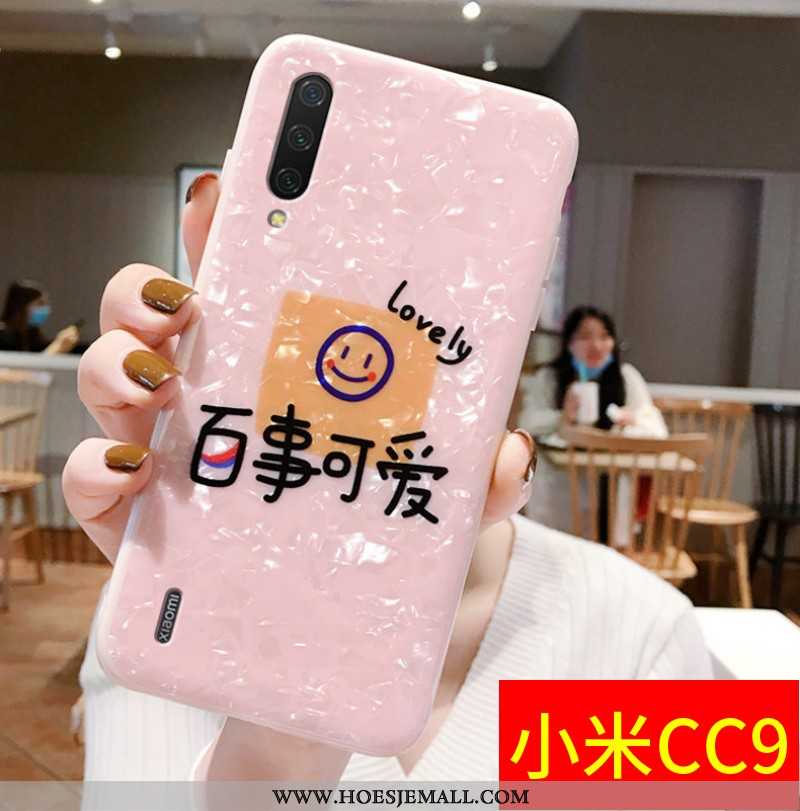 Hoes Xiaomi Mi A3 Siliconen Bescherming Trend Hoesje Mini Roze