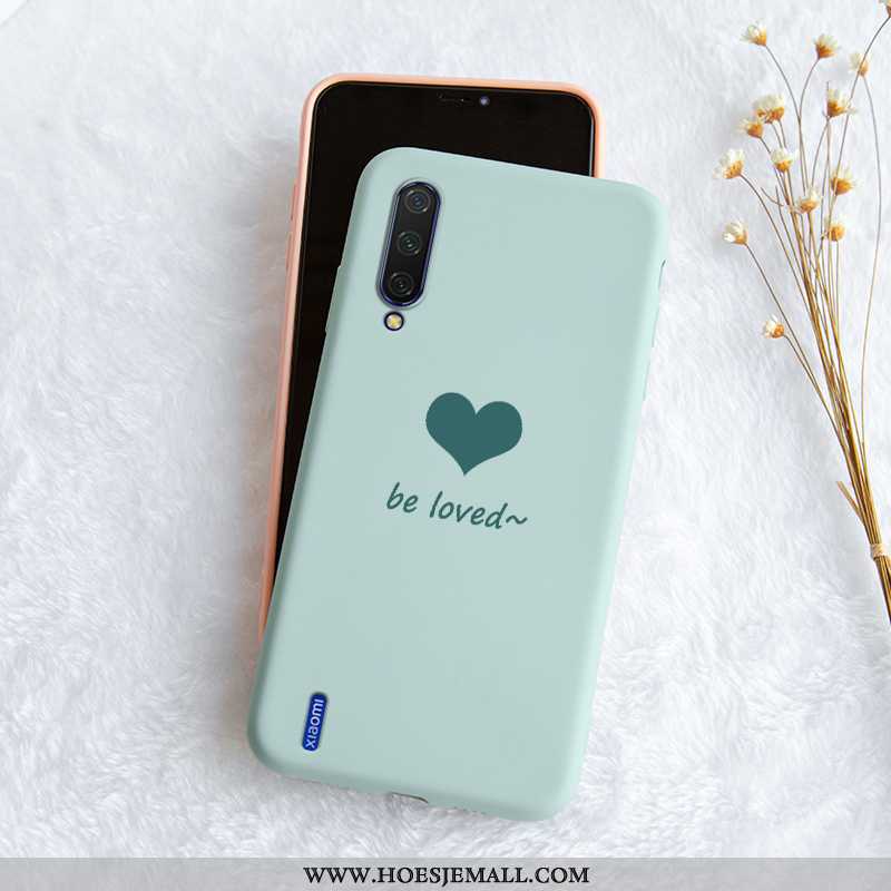 Hoesje Xiaomi Mi A3 Siliconen Bescherming Mini Lovers Net Red Wind Groen