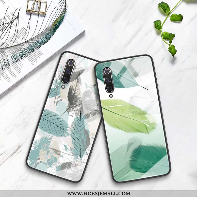 Hoesje Xiaomi Mi A3 Trend Mini Patroon Anti-fall Mobiele Telefoon Eenvoudige Groen