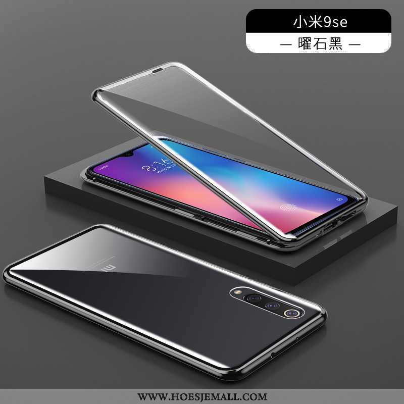 Hoes Xiaomi Mi A3 Glas Doorzichtig Anti-fall Pas Mobiele Telefoon Magnetisch Blauwe