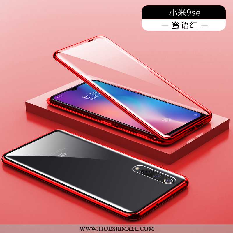 Hoes Xiaomi Mi A3 Glas Doorzichtig Anti-fall Pas Mobiele Telefoon Magnetisch Blauwe