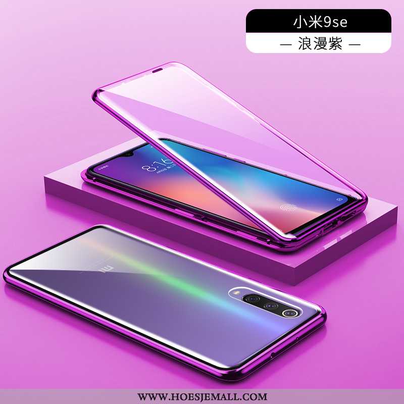 Hoes Xiaomi Mi A3 Glas Doorzichtig Anti-fall Pas Mobiele Telefoon Magnetisch Blauwe