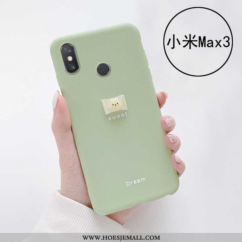 Hoesje Xiaomi Mi Max 3 Siliconen Zacht Vers Snoep Eenvoudige Roze Mini