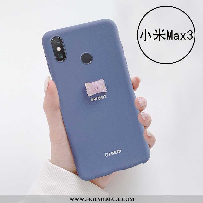 Hoesje Xiaomi Mi Max 3 Siliconen Zacht Vers Snoep Eenvoudige Roze Mini