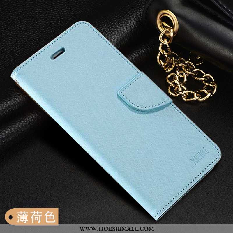 Hoesje Xiaomi Mi Max 3 Zacht Bescherming Blauw Mini Folio Mobiele Telefoon Blauwe
