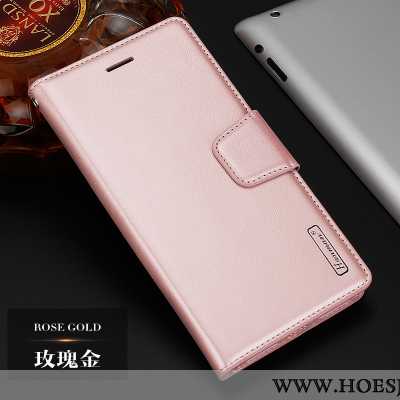 Hoesje Xiaomi Mi Max 3 Echt Leer Bescherming Mini Mobiele Telefoon Anti-fall Rood Roze