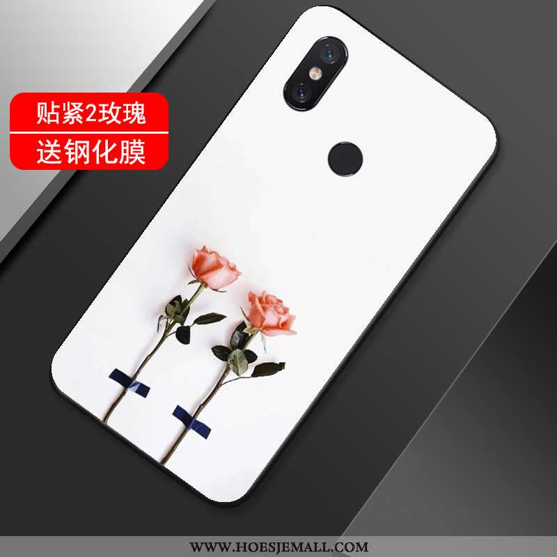 Hoesje Xiaomi Mi Max 3 Trend Zacht Vintage Siliconen Mobiele Telefoon Lovers Zwarte