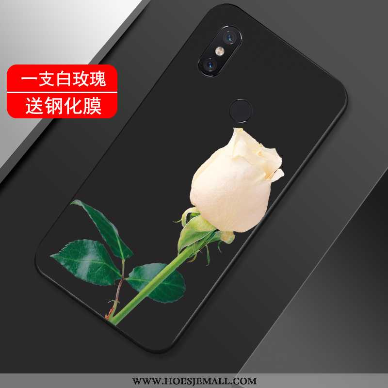 Hoesje Xiaomi Mi Max 3 Trend Zacht Vintage Siliconen Mobiele Telefoon Lovers Zwarte