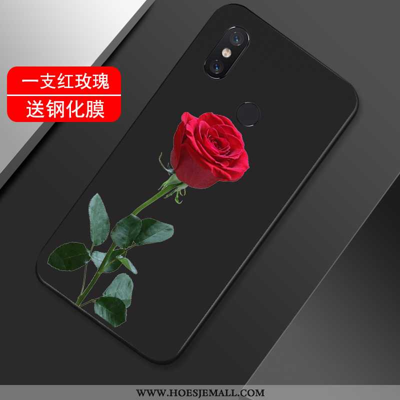 Hoesje Xiaomi Mi Max 3 Trend Zacht Vintage Siliconen Mobiele Telefoon Lovers Zwarte