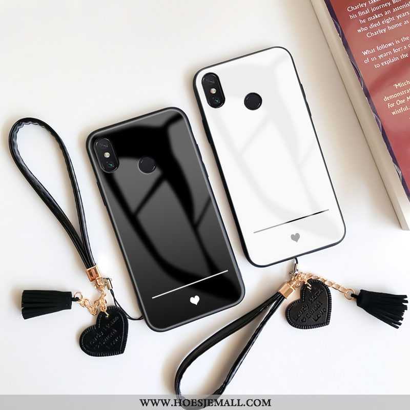 Hoesje Xiaomi Mi Max 3 Hanger Persoonlijk Siliconen All Inclusive Mobiele Telefoon Zacht Trend Zwart