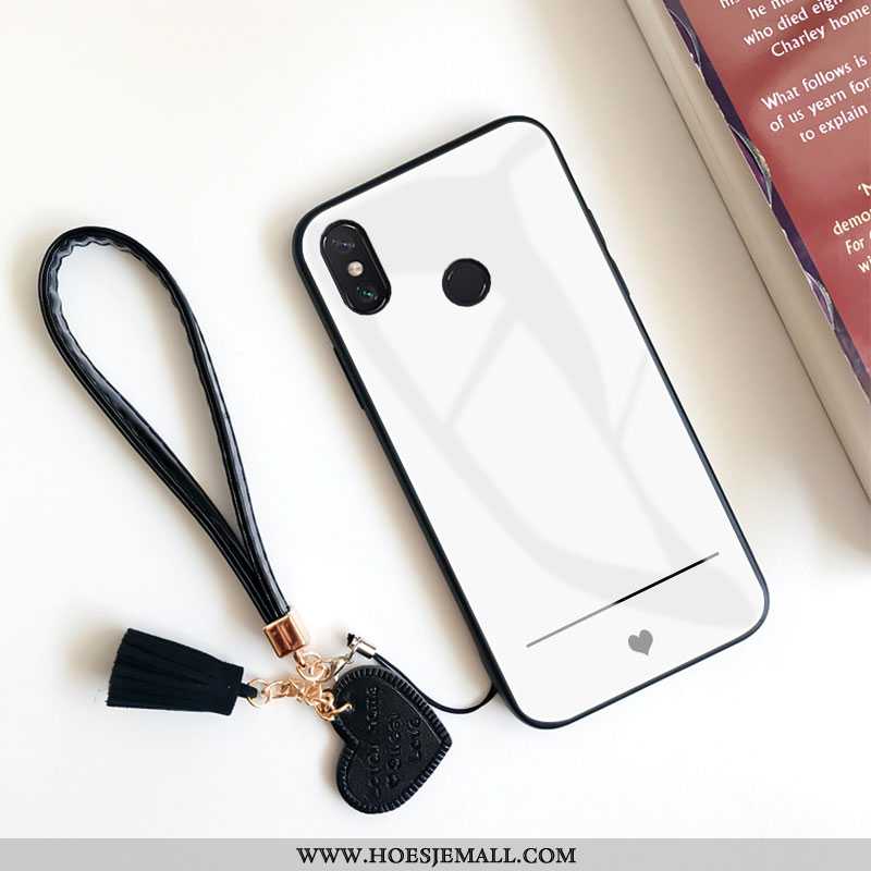 Hoesje Xiaomi Mi Max 3 Hanger Persoonlijk Siliconen All Inclusive Mobiele Telefoon Zacht Trend Zwart