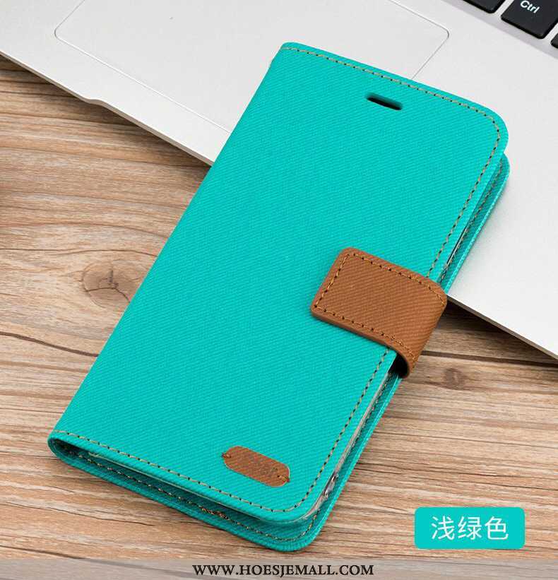 Hoes Xiaomi Mi Max 3 Leren Hoesje Luxe Grote Mini Folio Anti-fall Kaart Blauwe