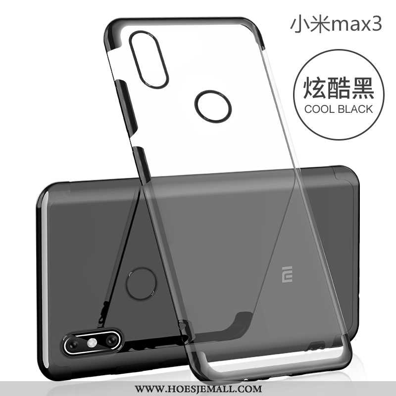 Hoes Xiaomi Mi Max 3 Zacht Siliconen Doorzichtig Scheppend Mobiele Telefoon Mini Trend Roze