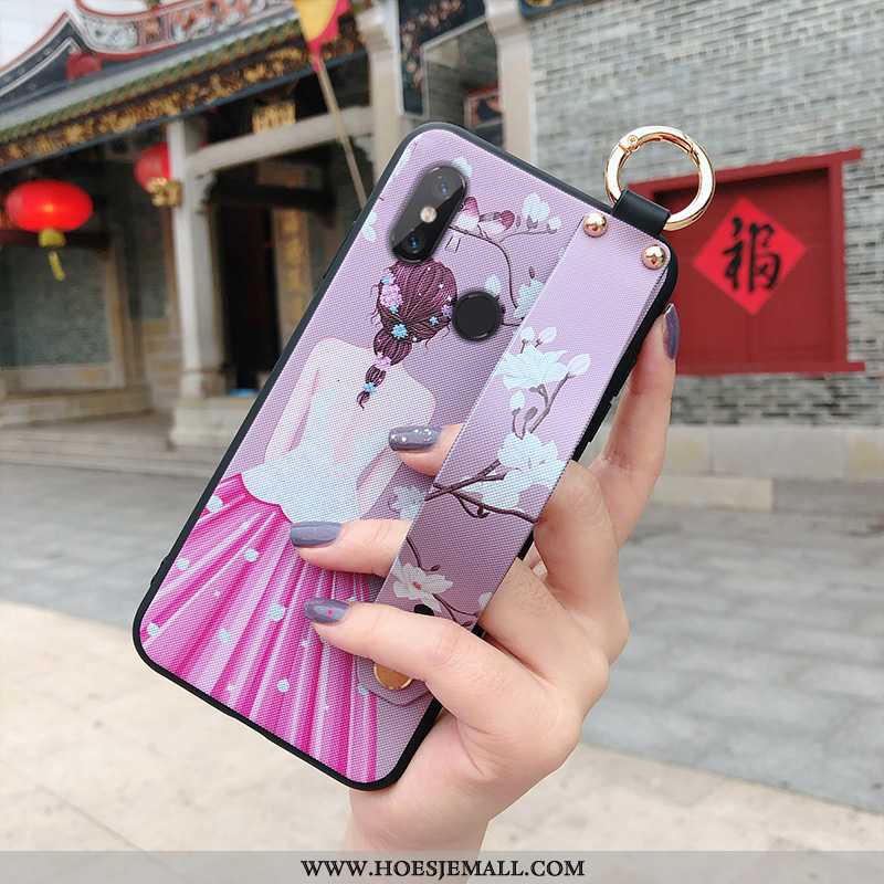 Hoes Xiaomi Mi Max 3 Persoonlijk Trend Mode All Inclusive Eenvoudige Hoesje Purper