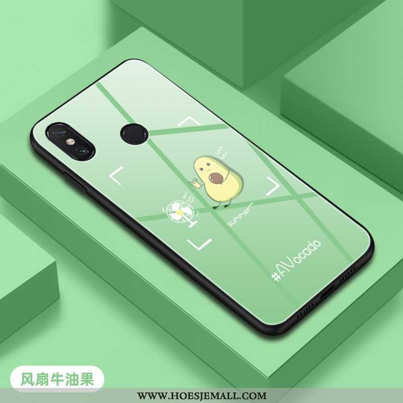 Hoesje Xiaomi Mi Max 3 Glas Trend Groen Mini Hard Bescherming Vers