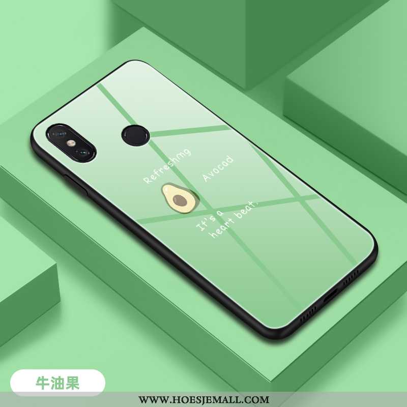 Hoesje Xiaomi Mi Max 3 Glas Trend Groen Mini Hard Bescherming Vers