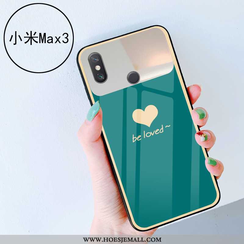 Hoesje Xiaomi Mi Max 3 Glas Mini Eenvoudige Liefde Groen Mobiele Telefoon