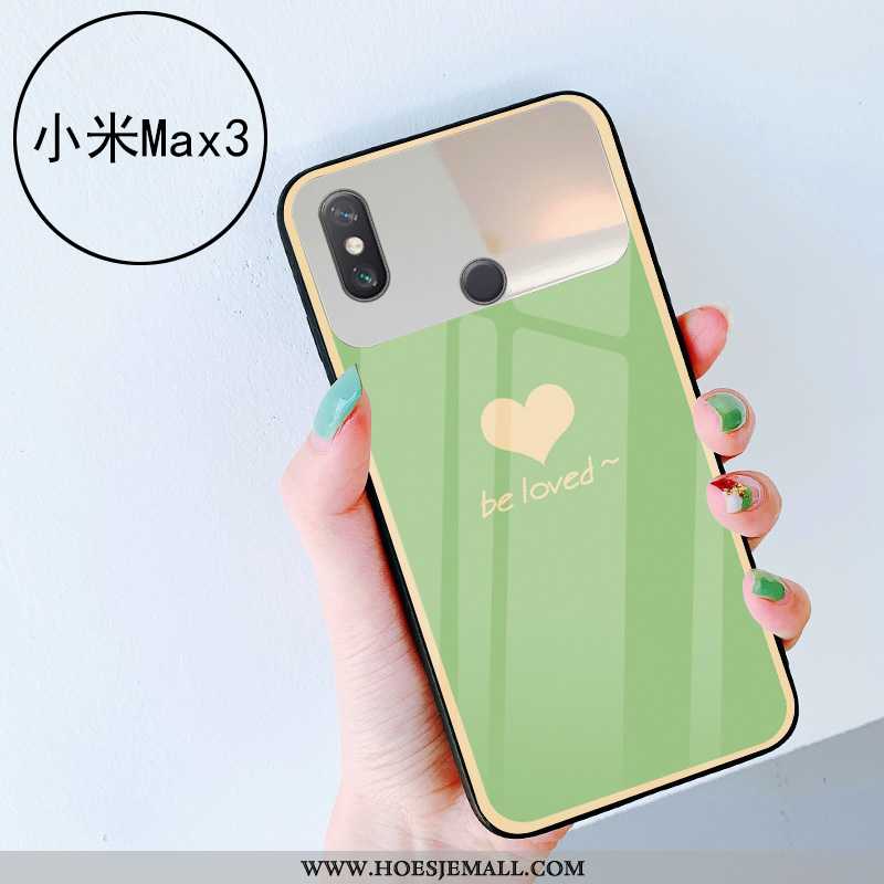 Hoesje Xiaomi Mi Max 3 Glas Mini Eenvoudige Liefde Groen Mobiele Telefoon