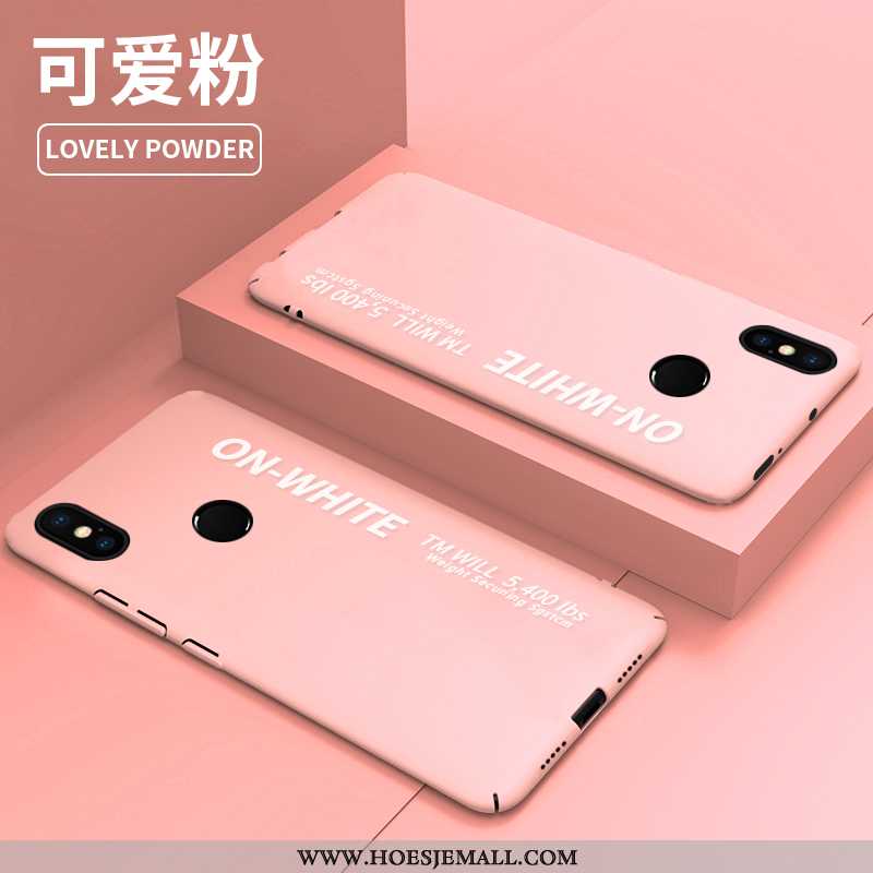 Hoes Xiaomi Mi Max 3 Trend Bescherming Anti-fall Wind Hard Roze Net Red