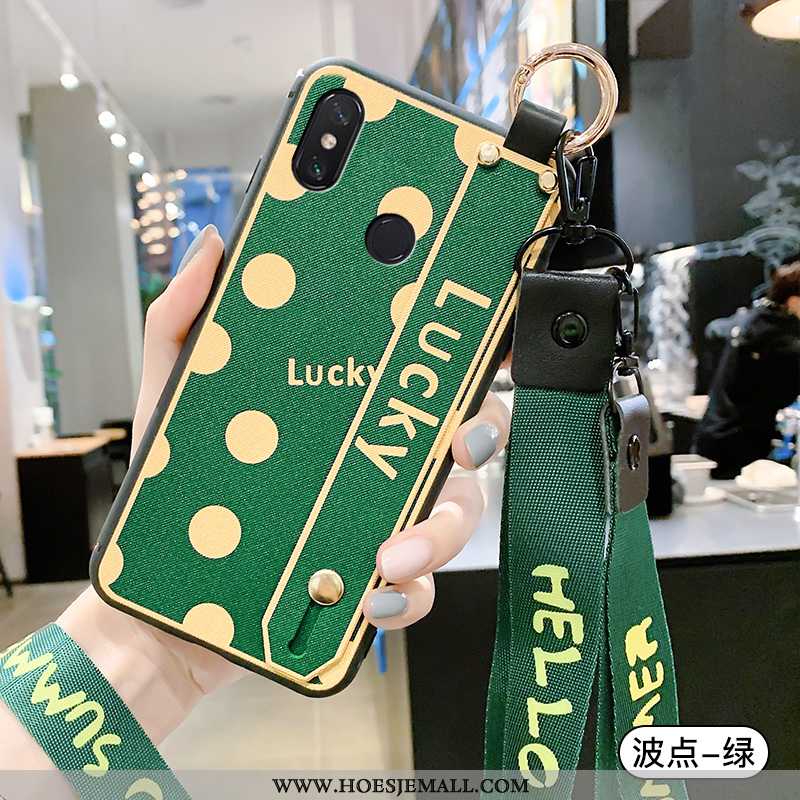 Hoes Xiaomi Mi Max 3 Trend Zacht Lovers Geschilderd Groen Golfpunt Hanger