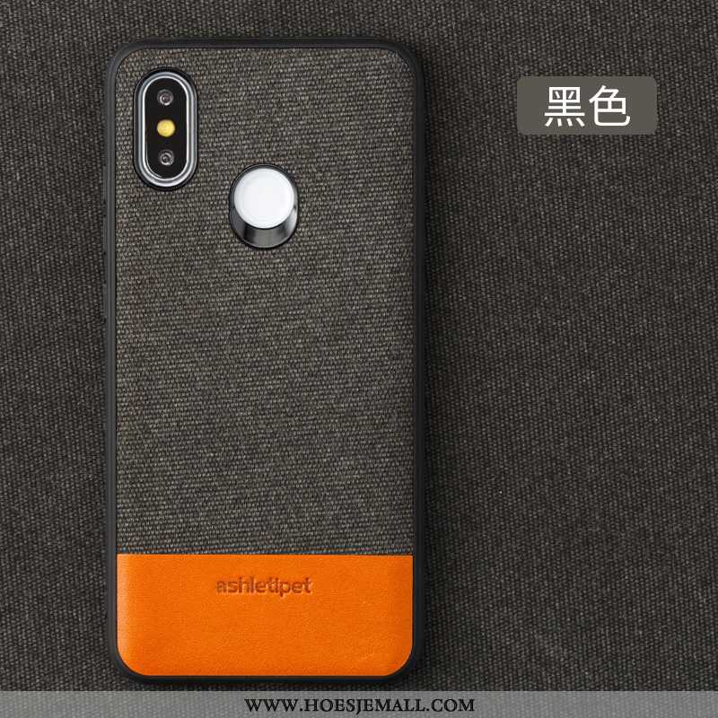 Hoesje Xiaomi Mi Max 3 Bescherming Leren Rood Mobiele Telefoon Mini Hoes Magnetisch