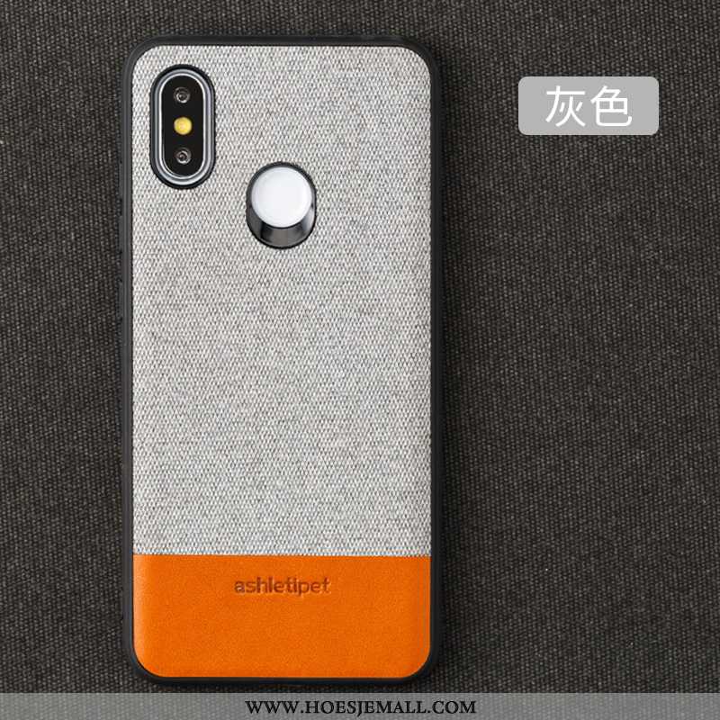 Hoesje Xiaomi Mi Max 3 Bescherming Leren Rood Mobiele Telefoon Mini Hoes Magnetisch