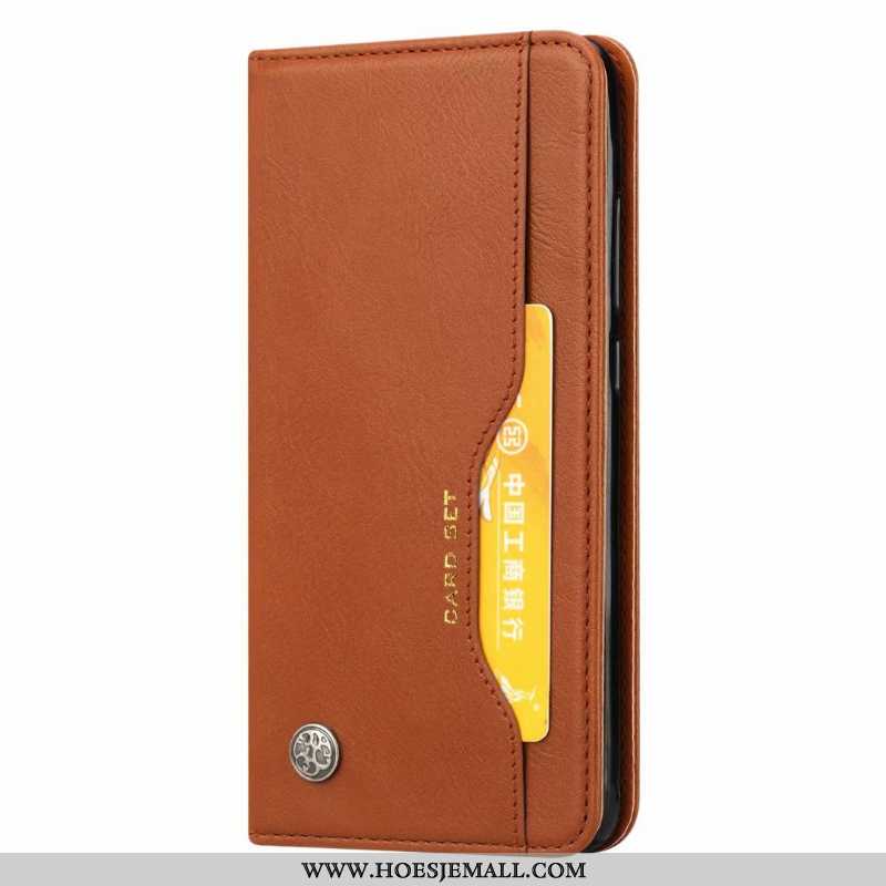 Hoesje Xiaomi Mi Max 3 Leren Patroon All Inclusive Mini Folio Hoes Mobiele Telefoon Zwarte