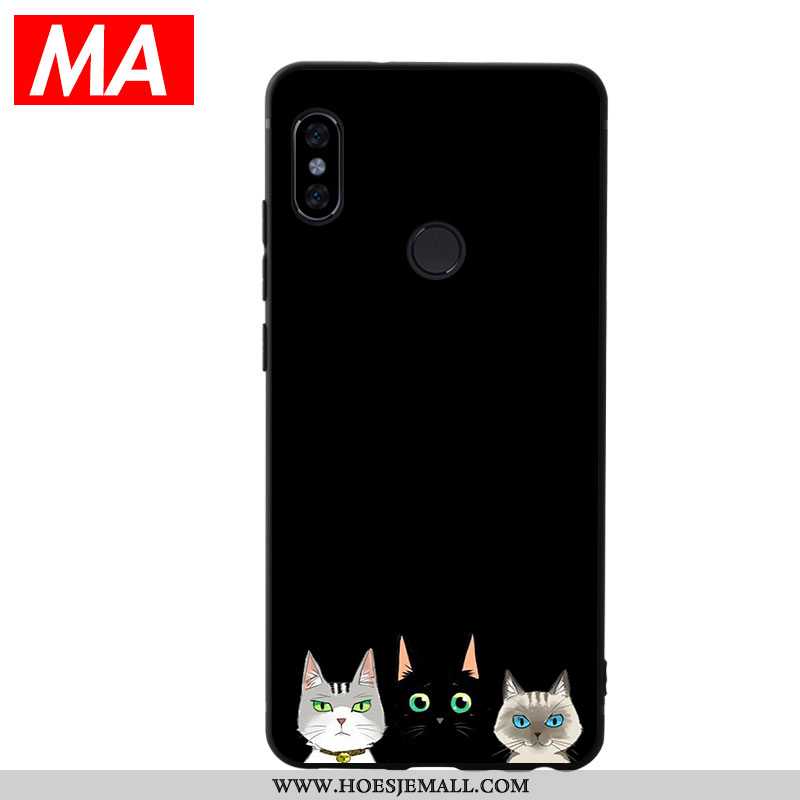 Hoesje Xiaomi Mi Max 3 Siliconen Bescherming Konijn Eenvoudige Hoes Kat Mobiele Telefoon Geel