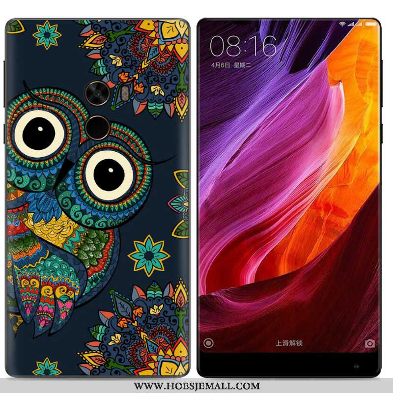 Hoesje Xiaomi Mi Mix 2 Scheppend Trend Geschilderd Olieverfschilderij Mobiele Telefoon Geel