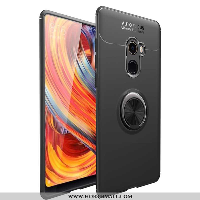 Hoesje Xiaomi Mi Mix 2 Siliconen Zacht Mini Mobiele Telefoon Anti-fall Zwart Zwarte