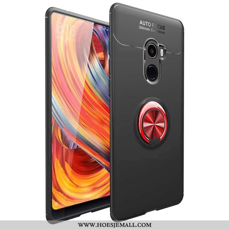 Hoesje Xiaomi Mi Mix 2 Siliconen Zacht Mini Mobiele Telefoon Anti-fall Zwart Zwarte