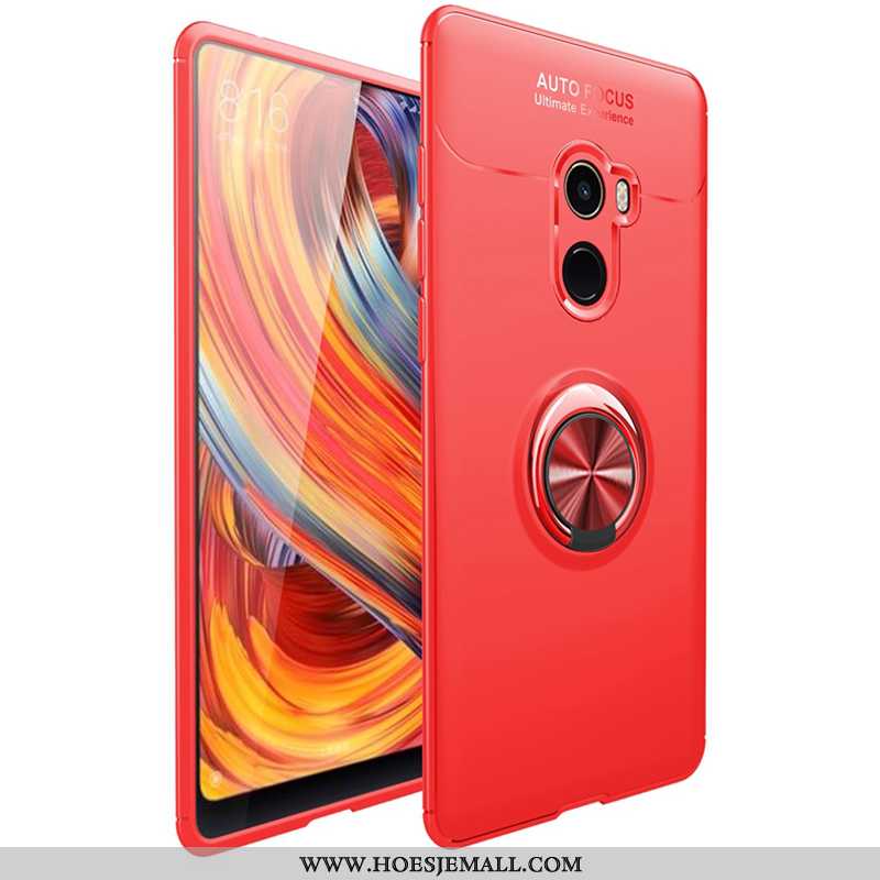 Hoesje Xiaomi Mi Mix 2 Siliconen Zacht Mini Mobiele Telefoon Anti-fall Zwart Zwarte