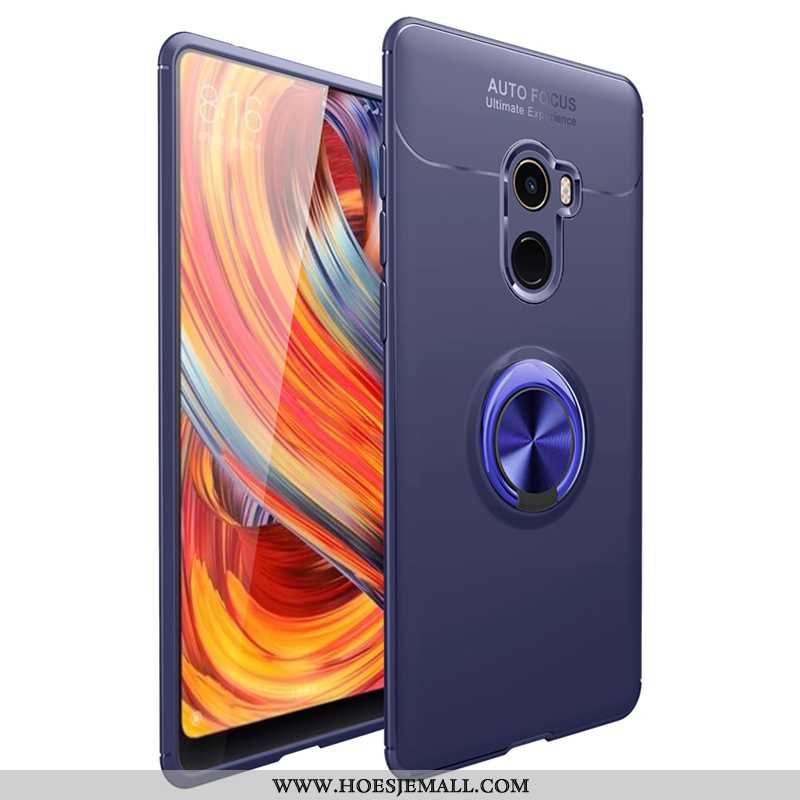 Hoesje Xiaomi Mi Mix 2 Siliconen Zacht Mini Mobiele Telefoon Anti-fall Zwart Zwarte