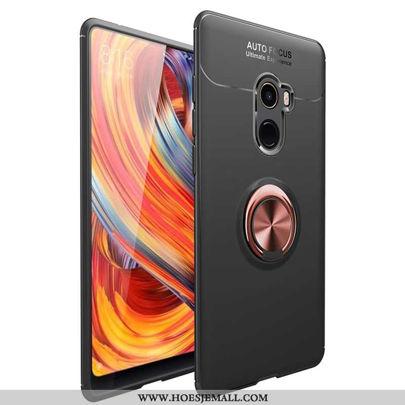 Hoesje Xiaomi Mi Mix 2 Siliconen Zacht Mini Mobiele Telefoon Anti-fall Zwart Zwarte