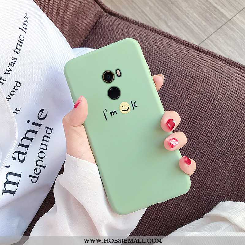 Hoes Xiaomi Mi Mix 2 Siliconen Zacht Mobiele Telefoon All Inclusive Groen Lovers Anti-fall