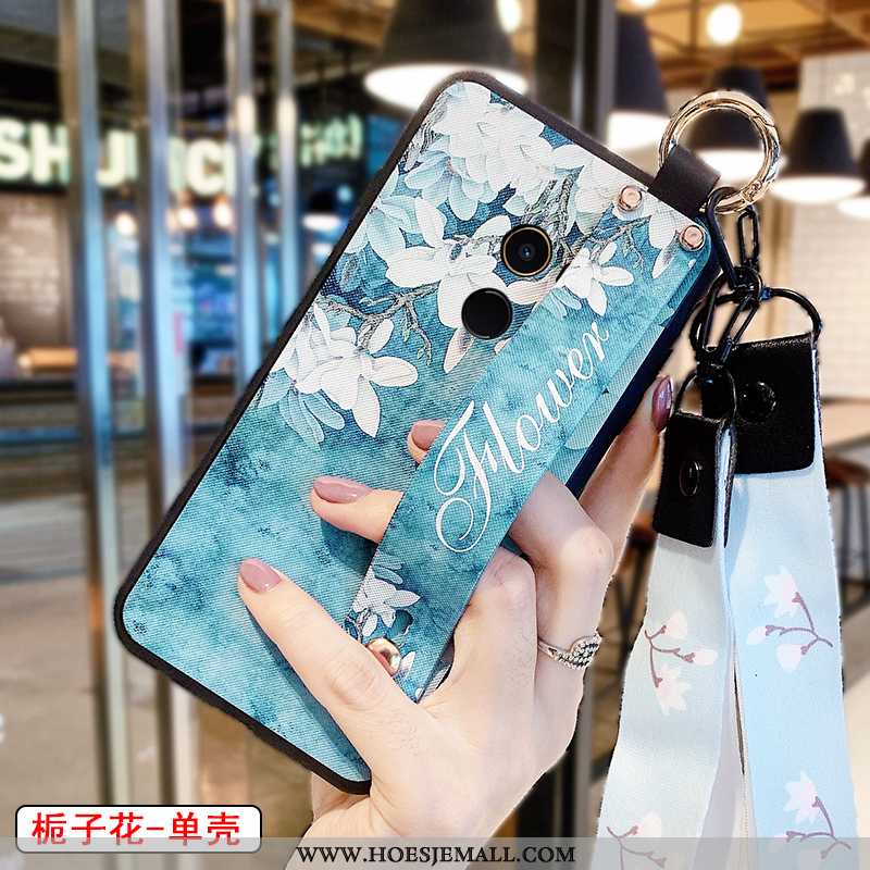 Hoesje Xiaomi Mi Mix 2 Schrobben Hanger Siliconen Mobiele Telefoon Roze Mini Anti-fall