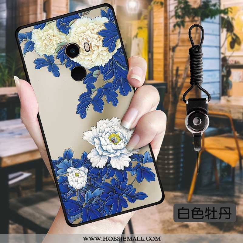 Hoes Xiaomi Mi Mix 2 Bloemen Zacht Wind Persoonlijk Mobiele Telefoon Bescherming Mini Groen