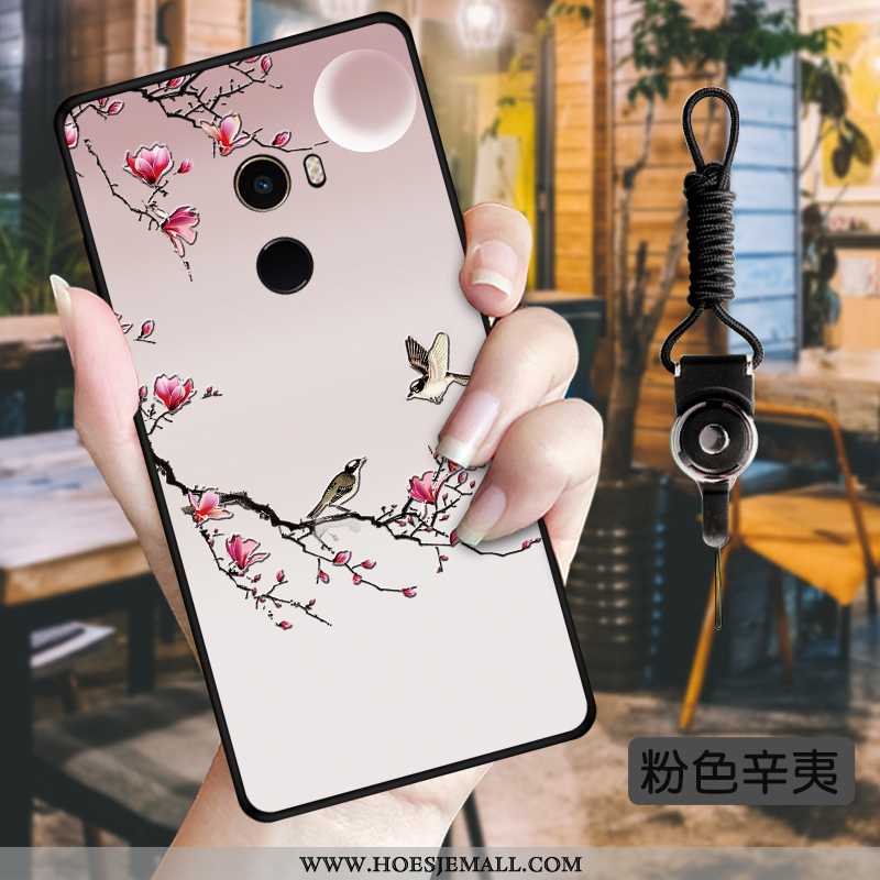 Hoes Xiaomi Mi Mix 2 Bloemen Zacht Wind Persoonlijk Mobiele Telefoon Bescherming Mini Groen