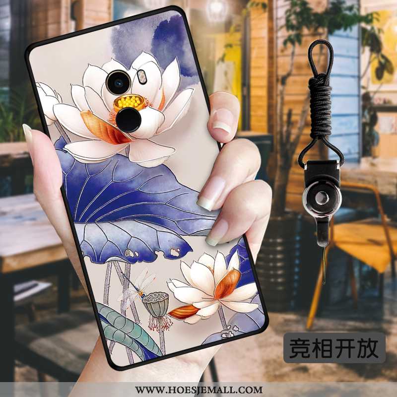 Hoes Xiaomi Mi Mix 2 Bloemen Zacht Wind Persoonlijk Mobiele Telefoon Bescherming Mini Groen