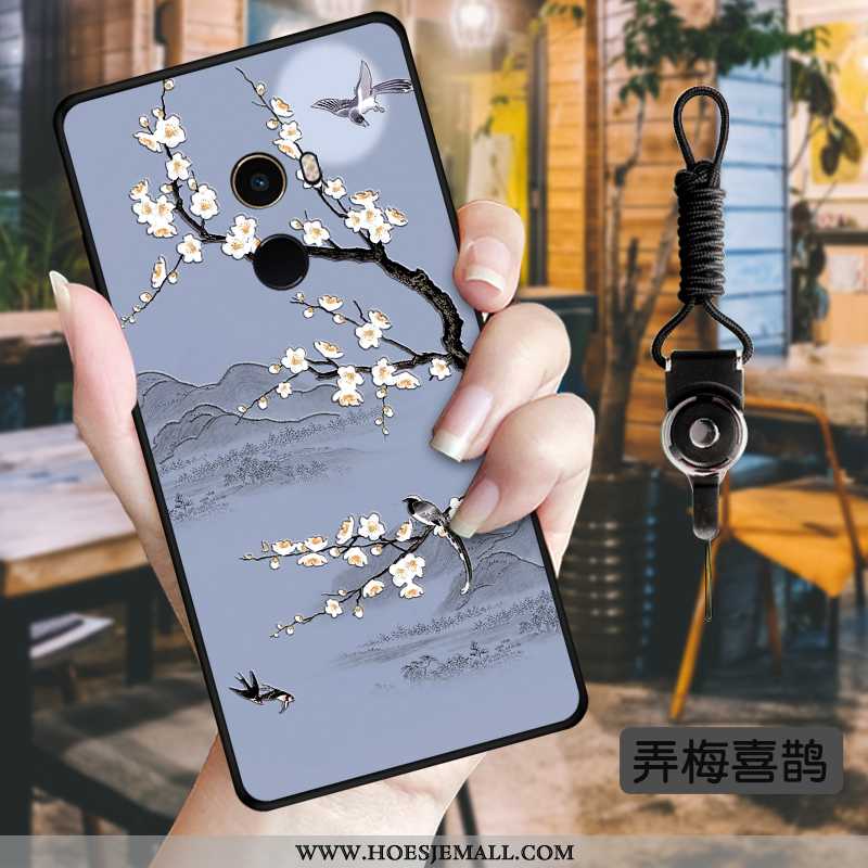 Hoes Xiaomi Mi Mix 2 Bloemen Zacht Wind Persoonlijk Mobiele Telefoon Bescherming Mini Groen