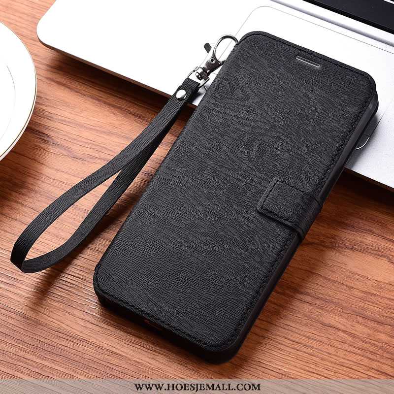 Hoesje Xiaomi Mi Mix 2 Portemonnee Zacht Anti-fall Mobiele Telefoon Bescherming Zwart Folio Zwarte