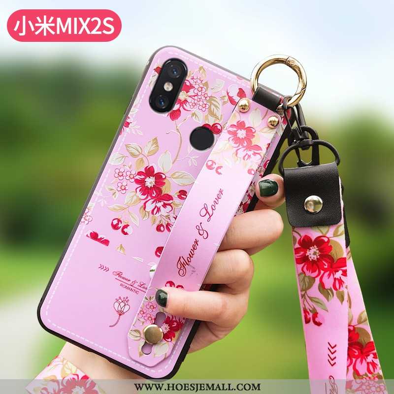 Hoesje Xiaomi Mi Mix 2s Trend Super Mode Zacht Bloemen Blauw Hoes Blauwe