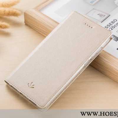 Hoesje Xiaomi Mi Mix 2s Bescherming Leren Kaart Mobiele Telefoon Mini Patroon Doek Zwarte