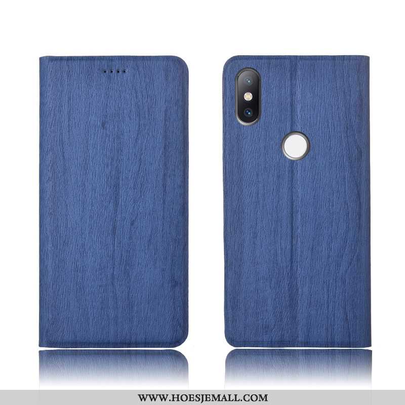 Hoesje Xiaomi Mi Mix 2s Leren Patroon Rood Zacht Nieuw All Inclusive Mini Roos