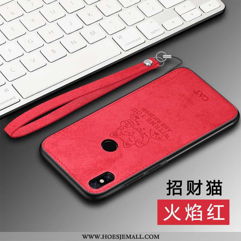 Hoes Xiaomi Mi Mix 2s Siliconen Bescherming Zacht Persoonlijk Mobiele Telefoon Anti-fall Rood