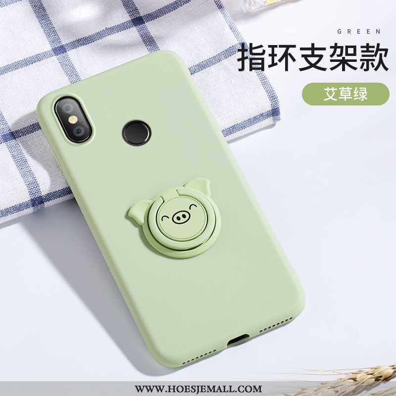 Hoesje Xiaomi Mi Mix 2s Mooie Trend Mobiele Telefoon Lovers Mini Anti-fall Spotprent Groen