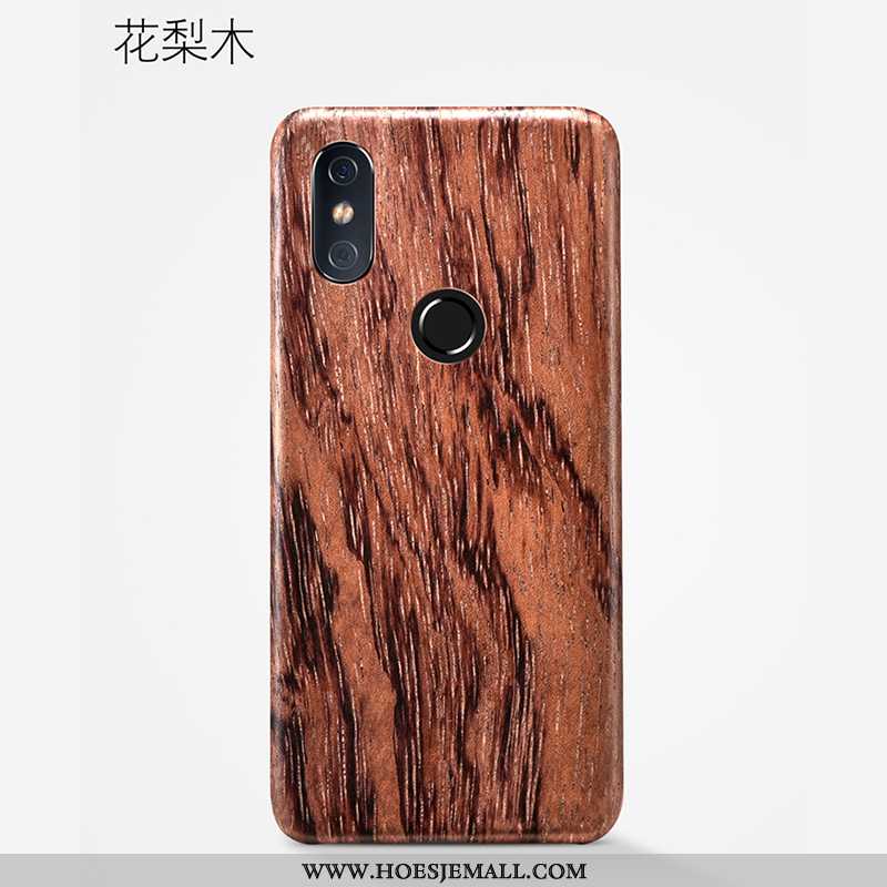 Hoes Xiaomi Mi Mix 2s Hout Trend Kwaliteit Persoonlijk Mobiele Telefoon Super Mini Bruine